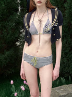 Navy Casual Three-Piece Set