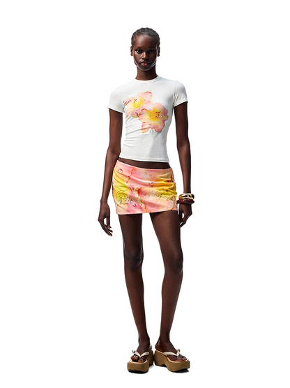 Printed Slim-Fit Short Sleeve T-shirt