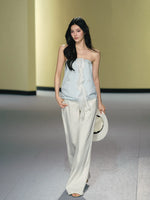 Zebra Pocket Wide-Leg Jeans