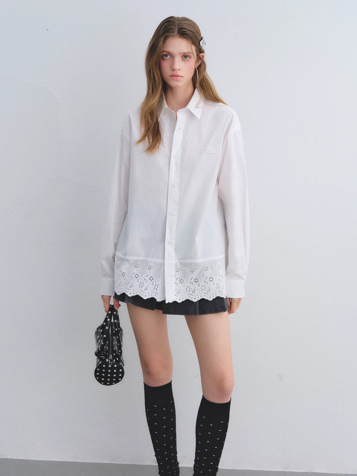 Embroidered Polo Cotton Shirt