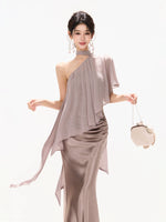 Satin Mermaid Maxi Skirt