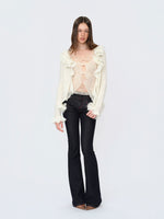 Sheer Lace Layered Blouse