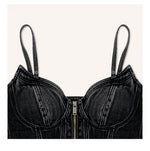 Wild Black Demon Denim Vest