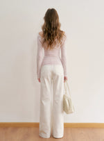 Cross-Neck Off-Shoulder Top