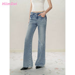 Lightning Whisker Washed Flare Jeans