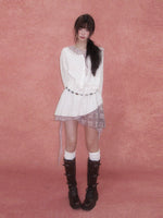 Patchwork Floral Plaid Dress