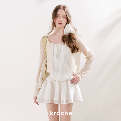 Ruffled Camisole Dress
