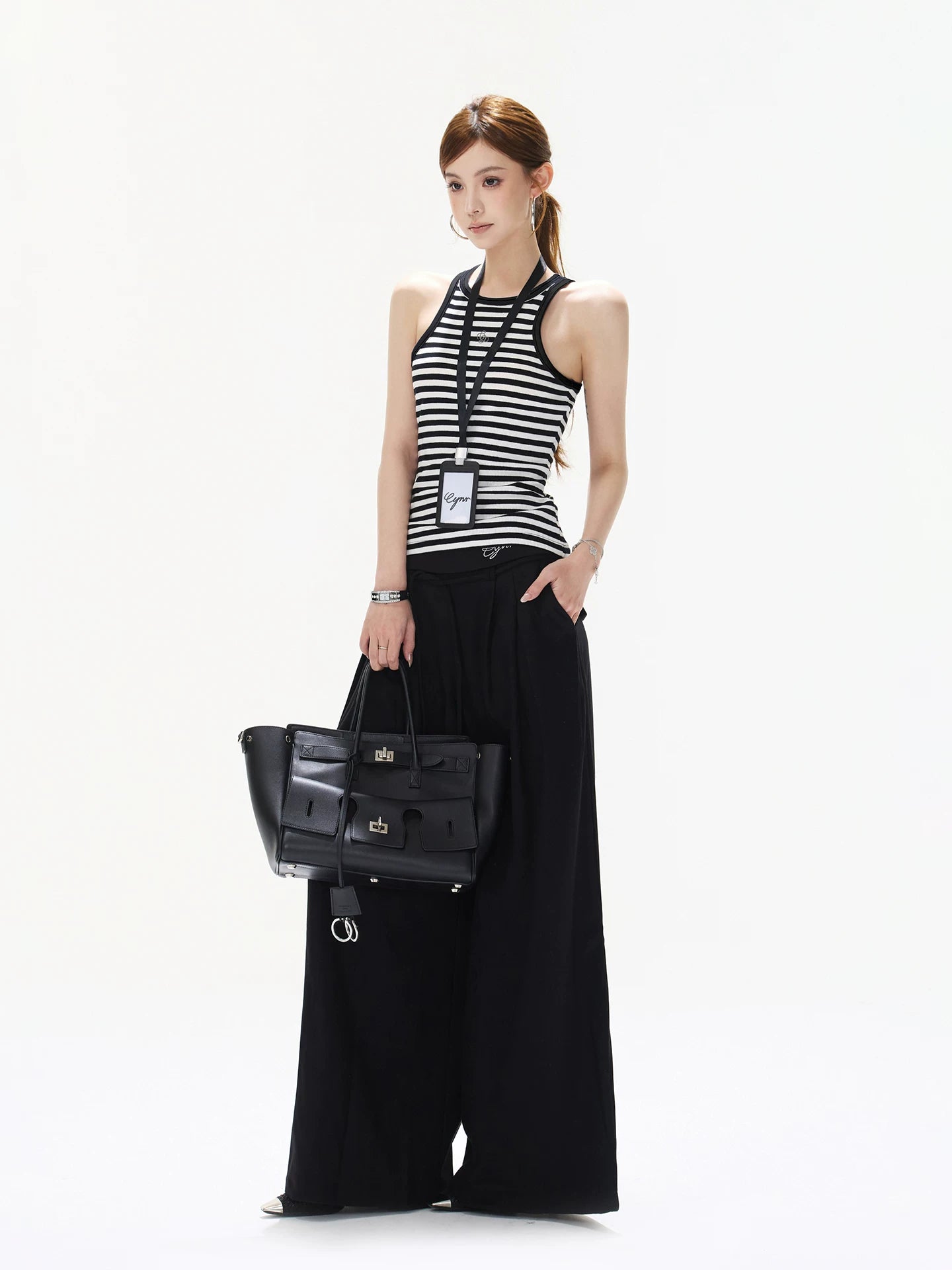 Striped Knit Tank Top