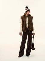 Reversible Eco Fur Wool Vest