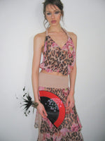 Floral Halter Skirt Set