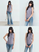 Vintage Plaid Halter Top