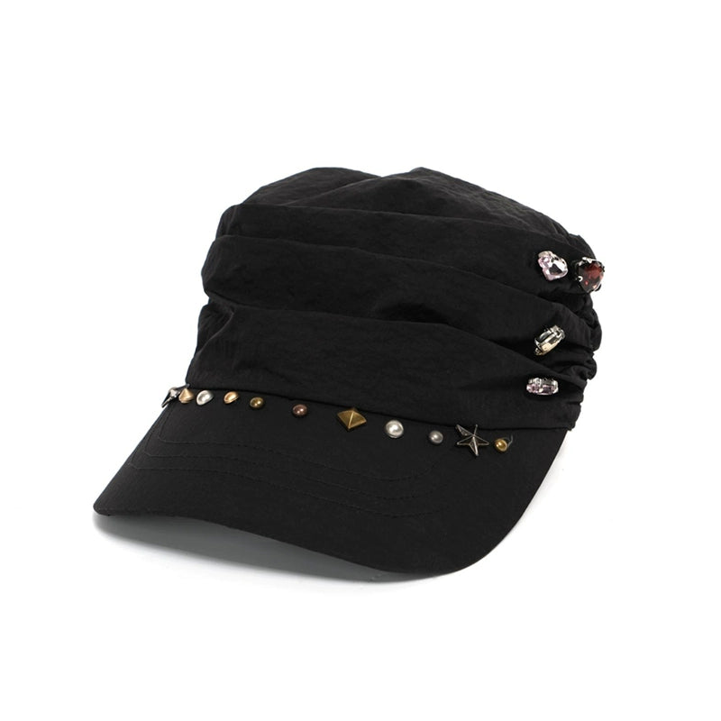 Rhinestone Two-Tone Cap