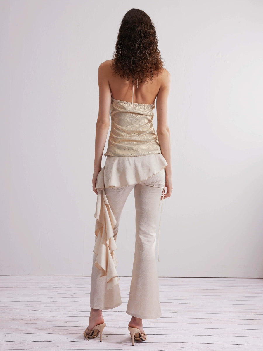 Beaded Crystal-Studded Camisole