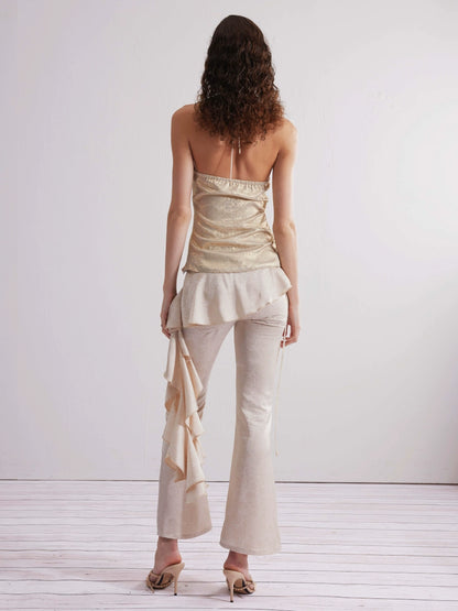 Beaded Crystal-Studded Camisole