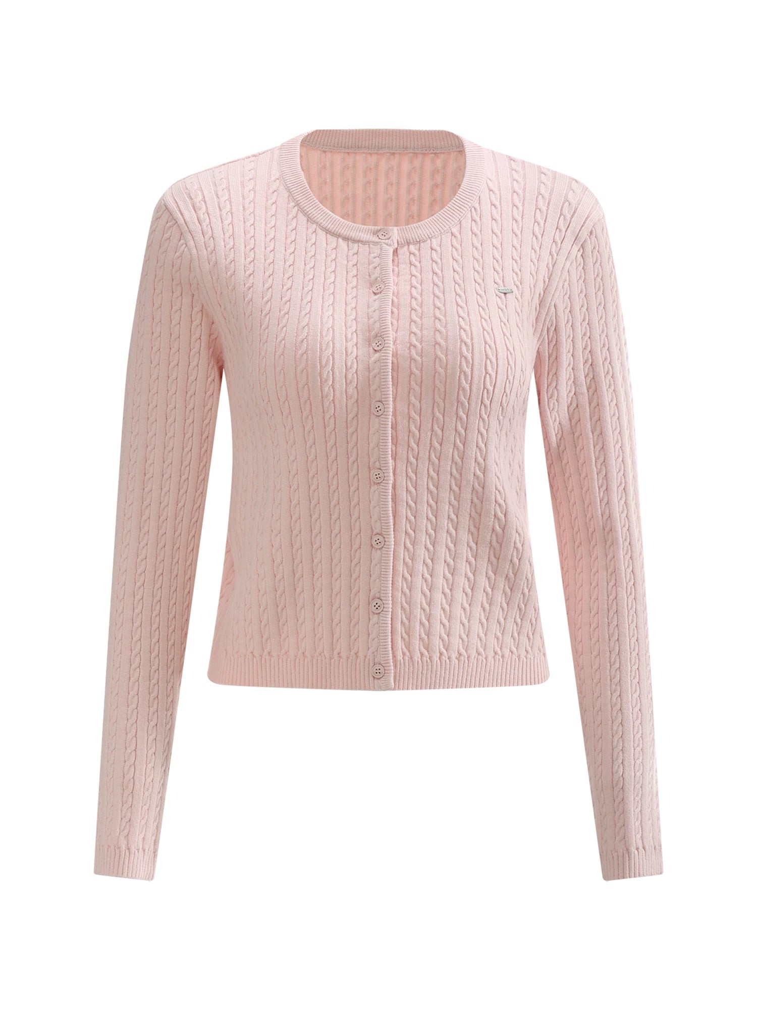 Cable Knit Cropped Cardigan