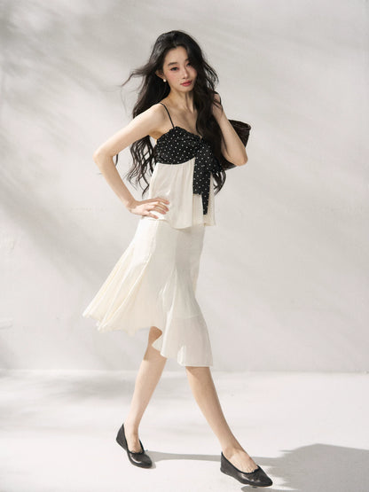 Polka Dot Top &amp; Skirt Set