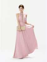 Embellished Halter Maxi Dress