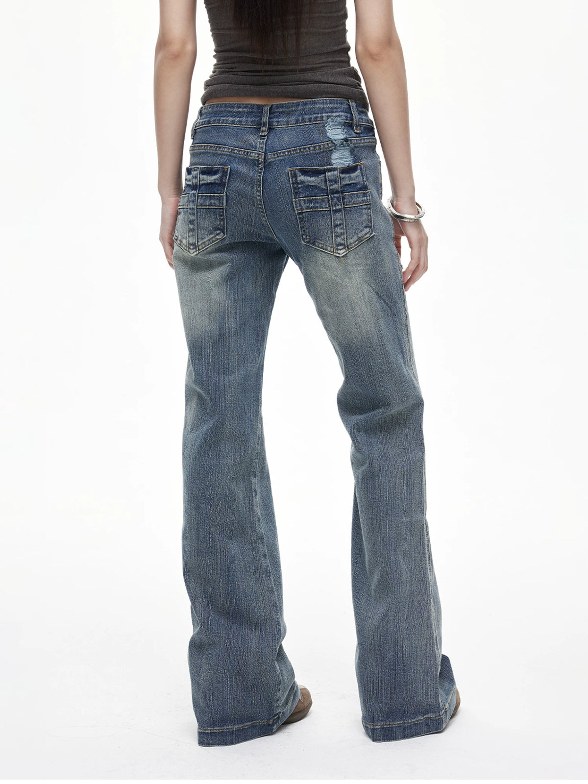 Cross Flare Jeans