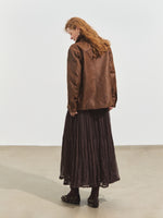 Multi-Pocket Suede Jacket