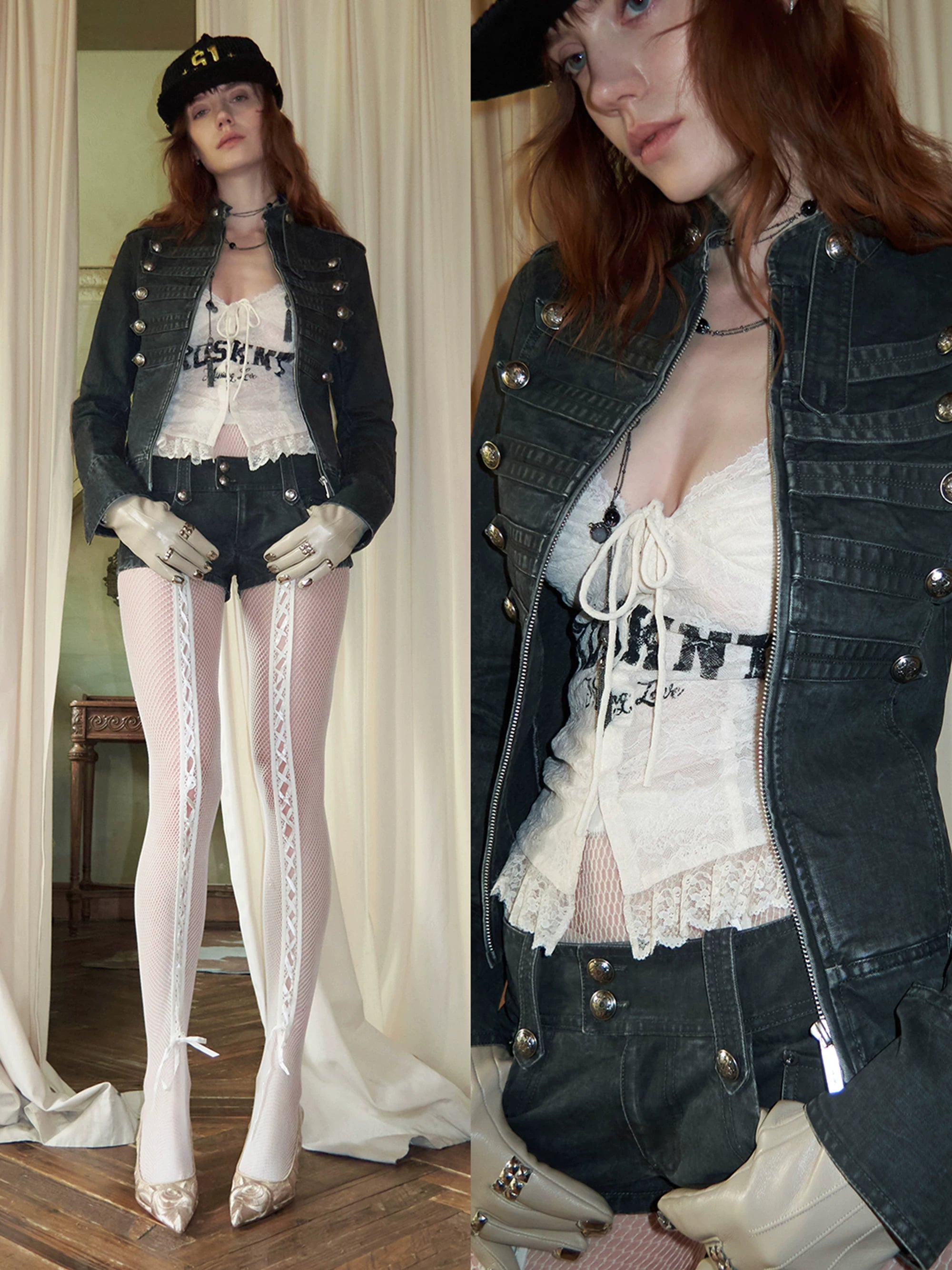 Napoleon Double Breasted Canvas Jacket