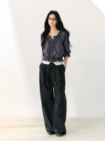 Relaxed Wide Leg Pants