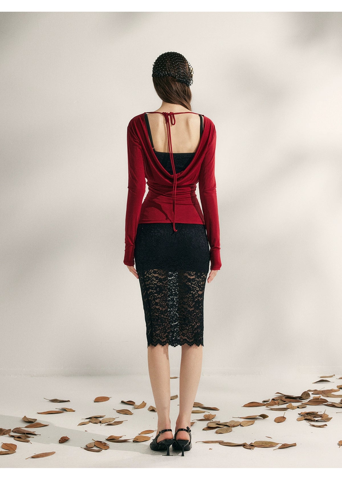 Autumn Tea Modal Knit Blouse
