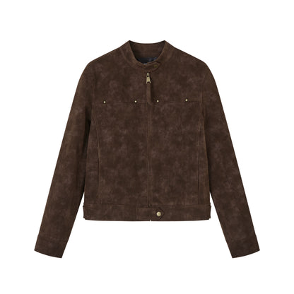 Vintage Washed Moto Jacket