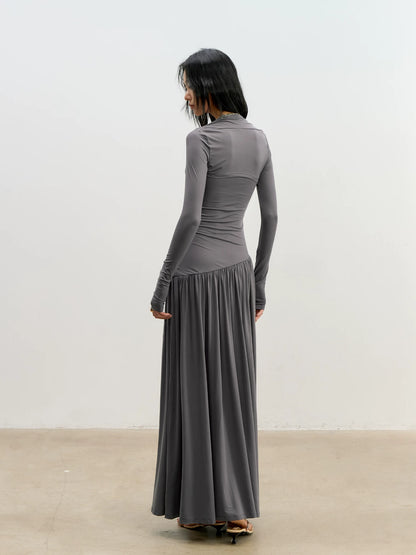 Lyocell Twist Maxi Dress