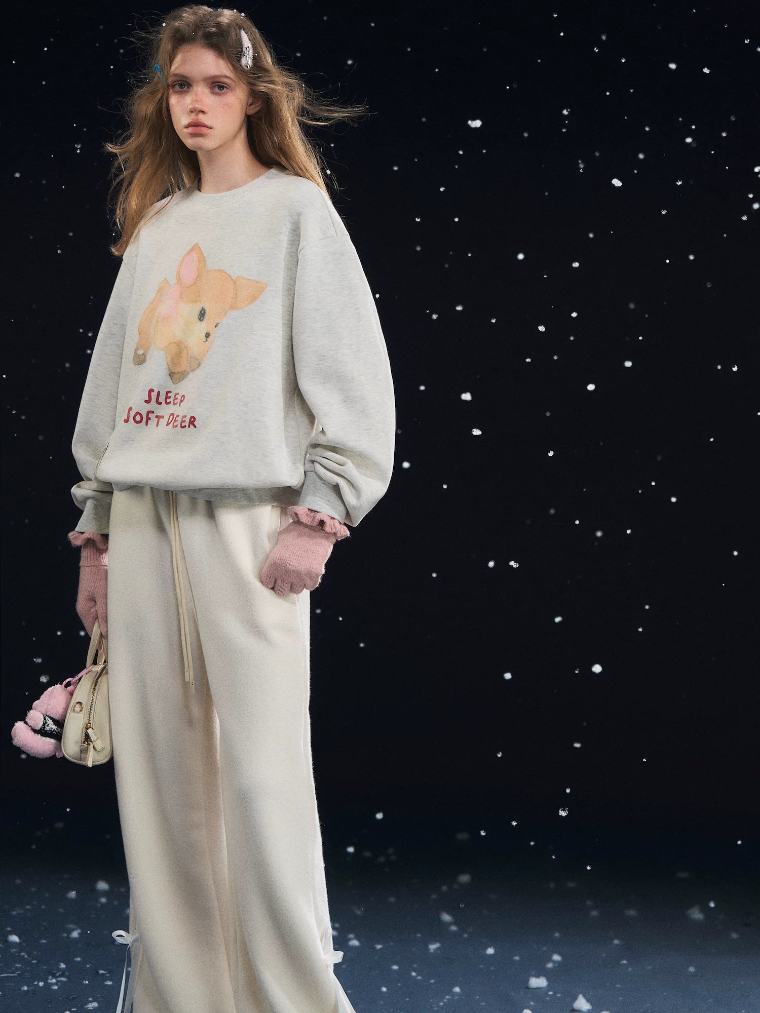 Fleece Cuffed Lantern Casual Pants