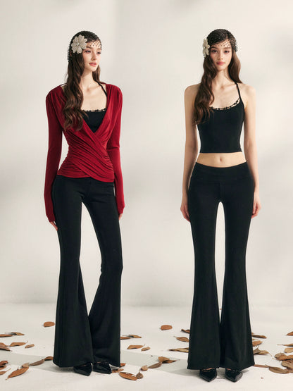 Lazy Weekend Beaded Tank Top &amp; Yoga Pants Set