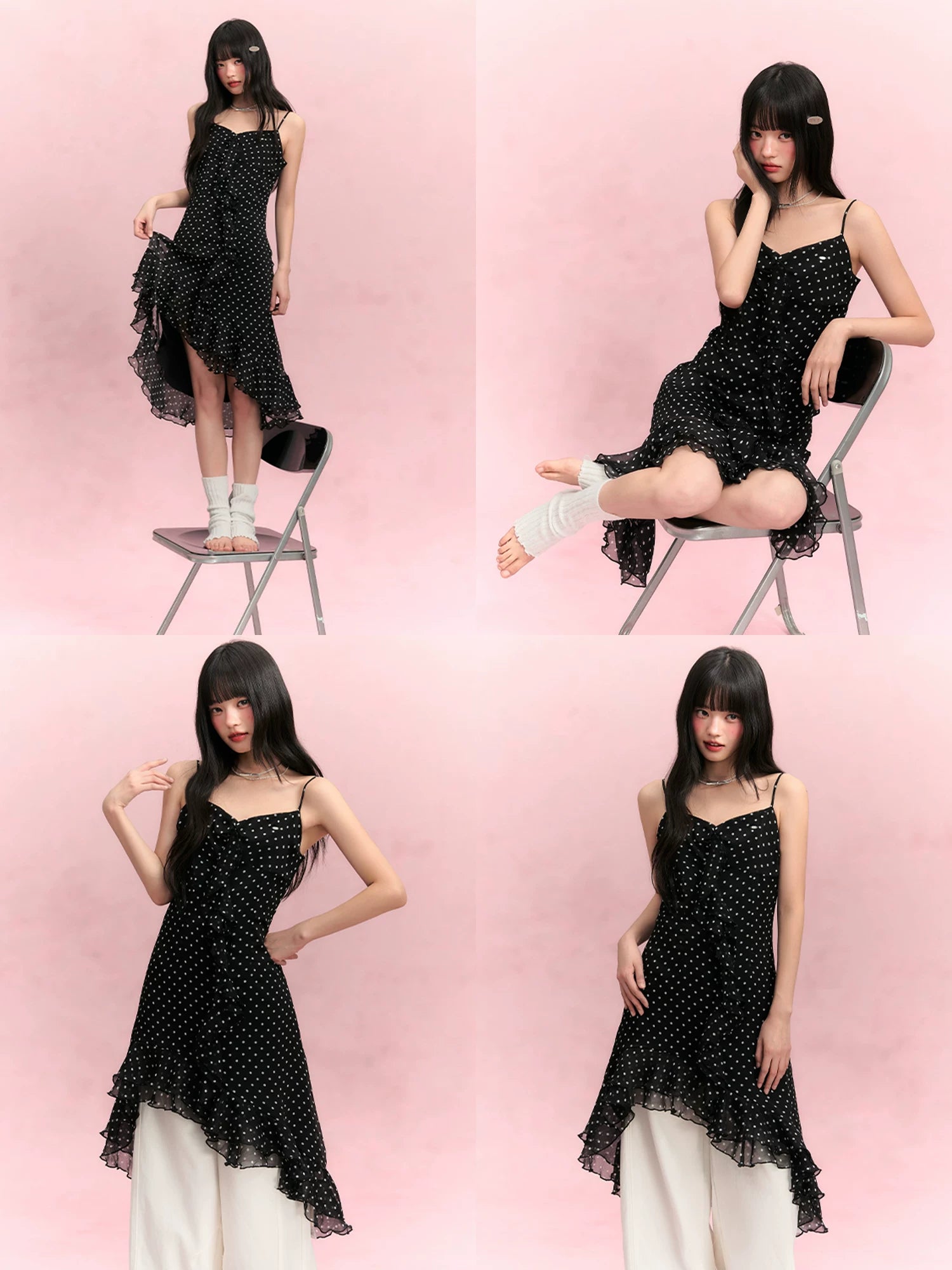 Polka Dot Ruffle Dress