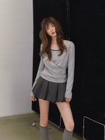 Cross Hooded Long Sleeve Tee