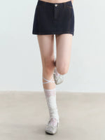 Vintage Denim Mini Skirt