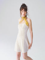 Jacquard Texture Slip Dress