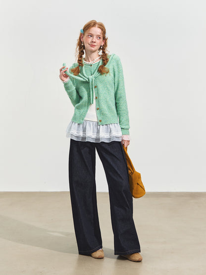 Hooded Shawl Edge Cardigan