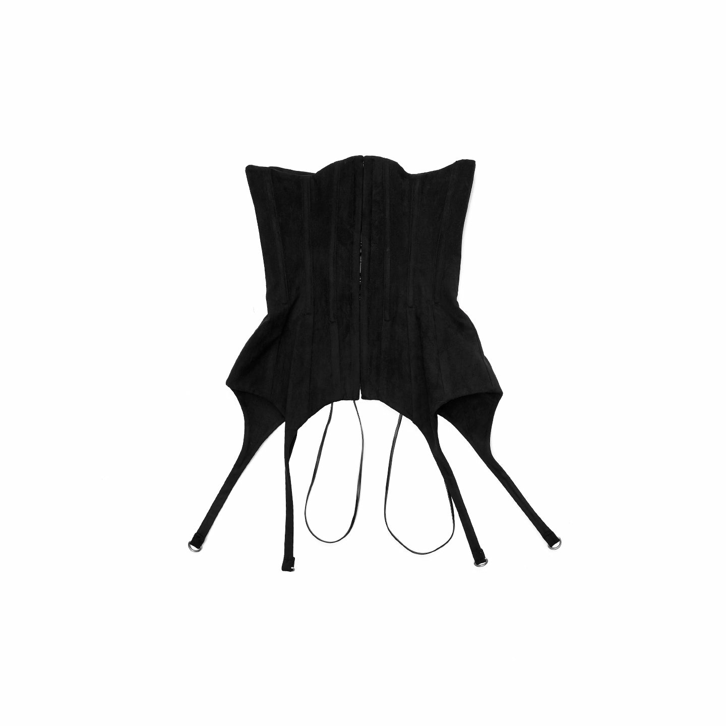 Suede Garter Corset Belt