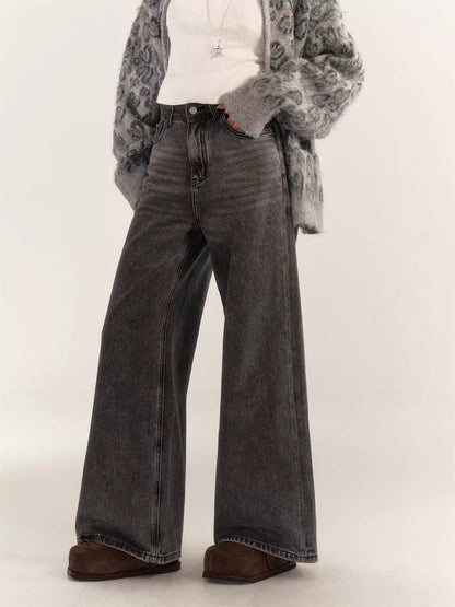 Brown &amp; Gray Leopard Print Cardigan