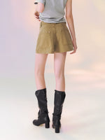 Utility Denim Skort