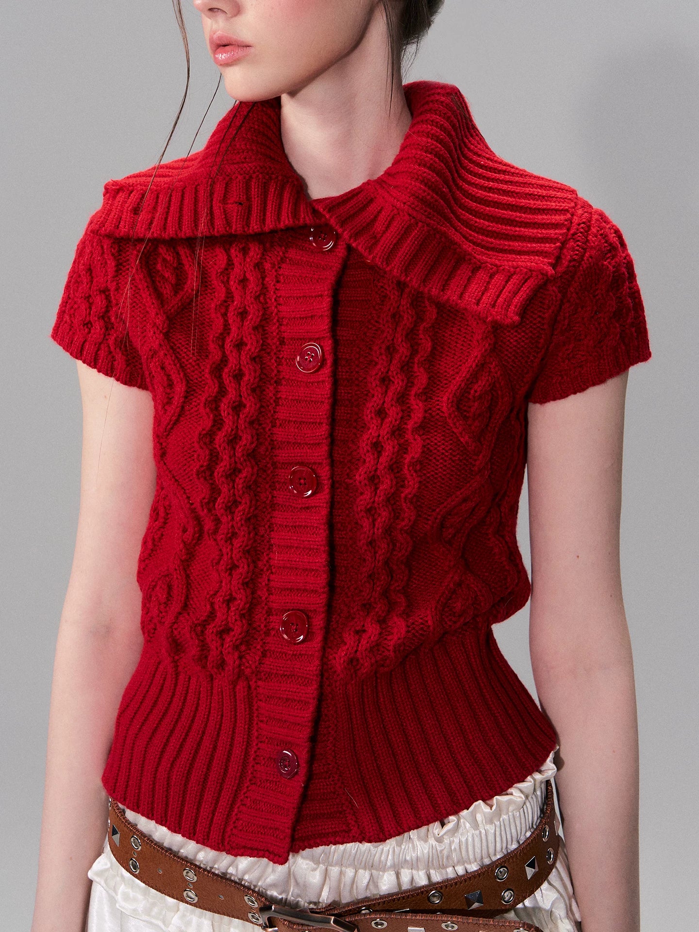 Sunset Cable Knit Top