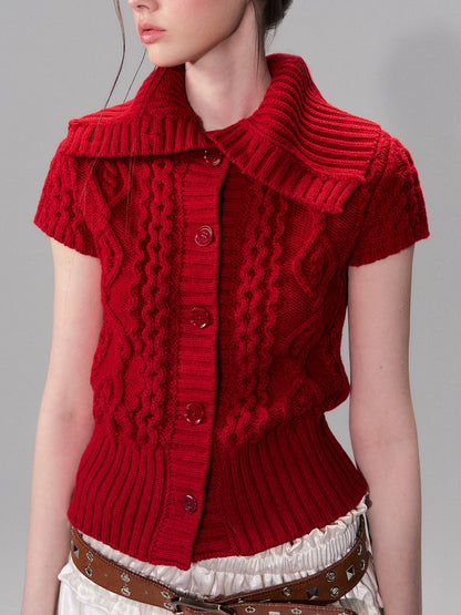 Sunset Cable Knit Top