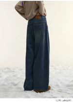 Vintage Washed Seam Denim Pants