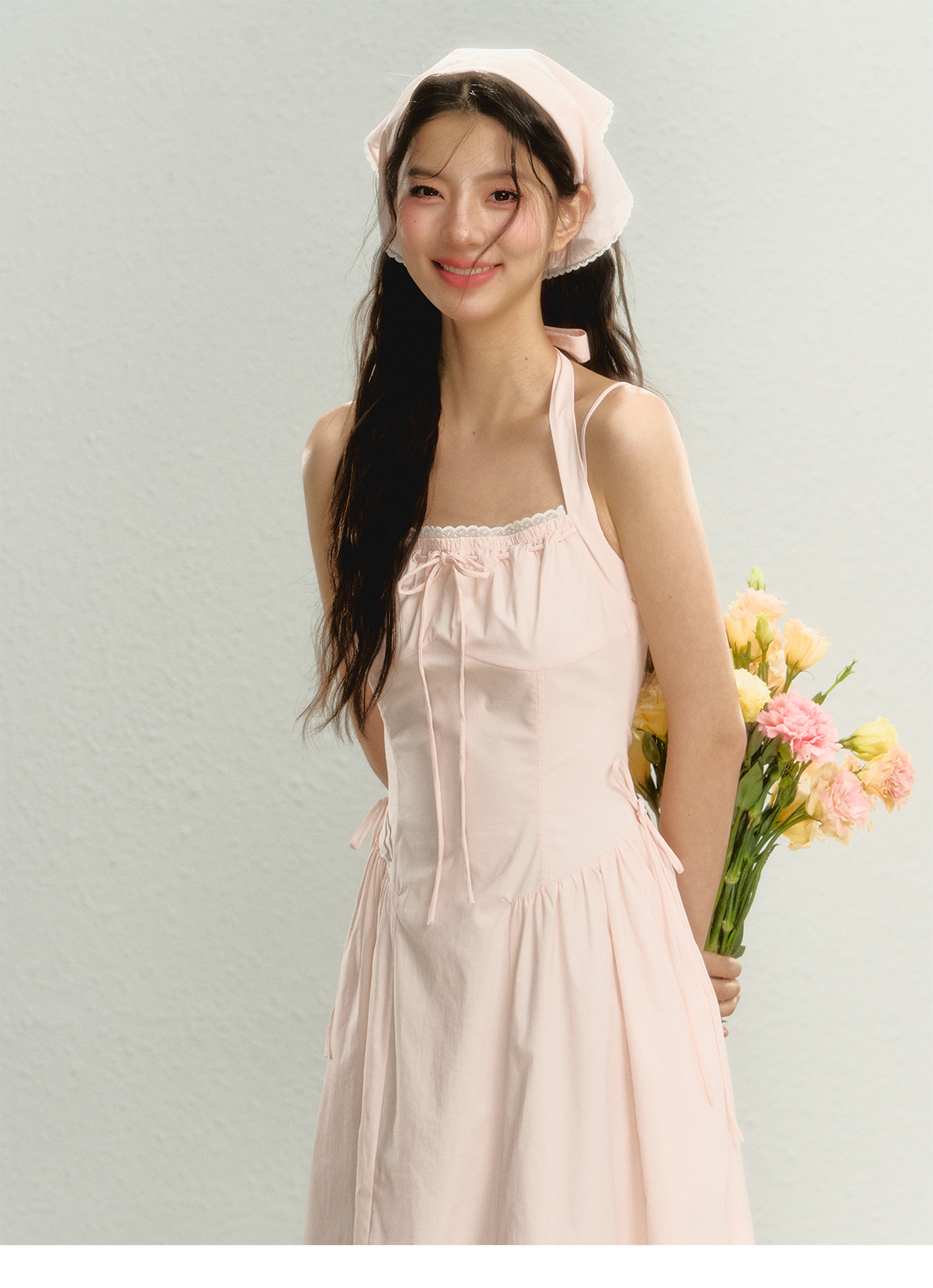 Pink Spaghetti Strap Dress