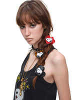 Snoopy Heart Acetate Hair Clip