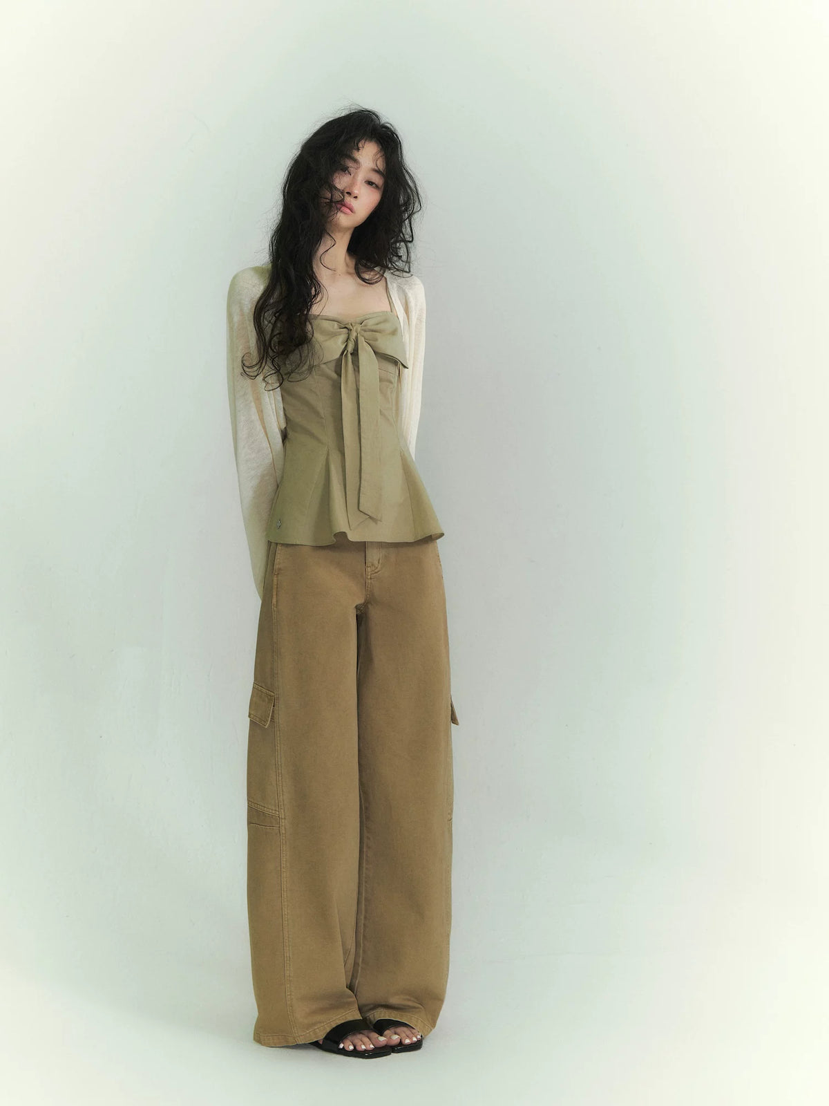 Batwing Cardigan &amp; Camisole Set