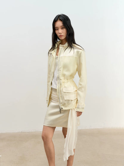 Linen Quilted Jacket