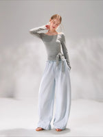 Crystal One Shoulder Tie Top