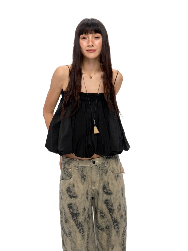 Vintage Loose Strapless Bustier