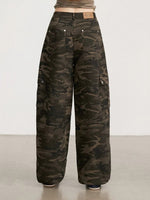 Camouflage Wide Leg Pants
