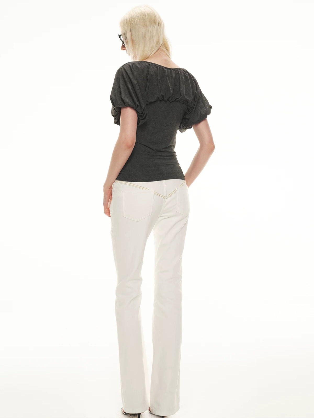 Bloom Sleeve V Neck Top