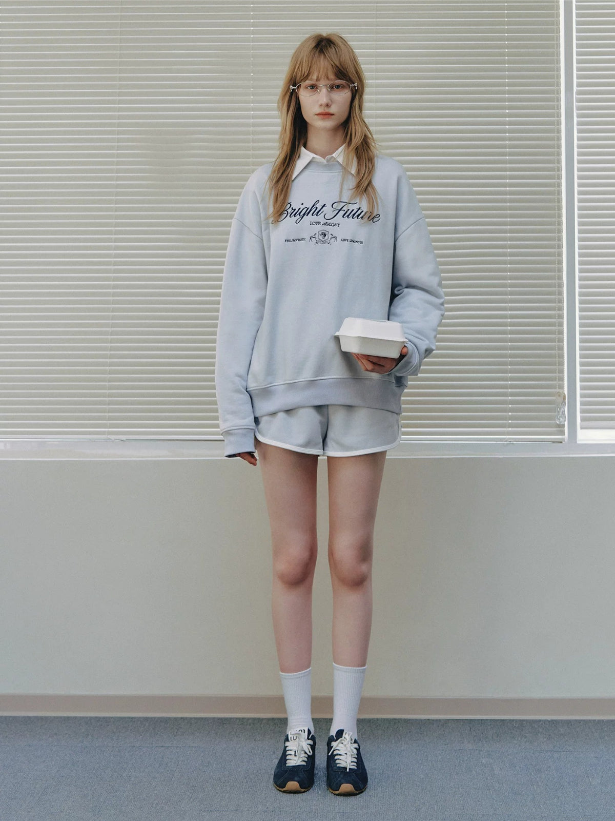 Academy Embroidery Cotton Sweatshirt
